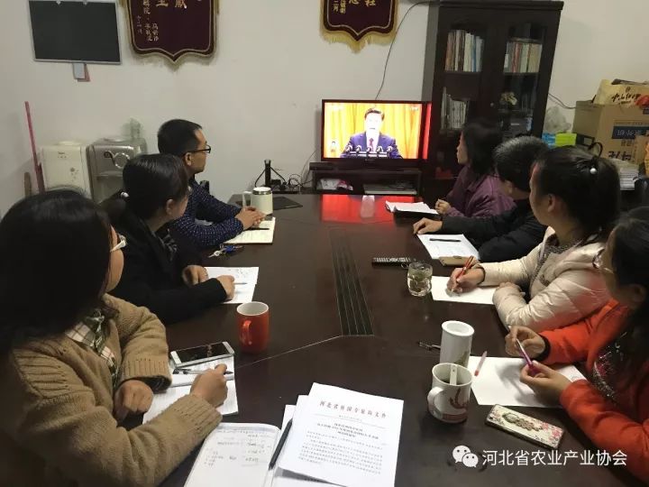 协会秘书处全体收看十九大开幕盛况